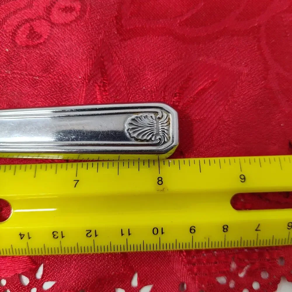 8X BK Colonial Shell Stainless Butter Knives Korea
